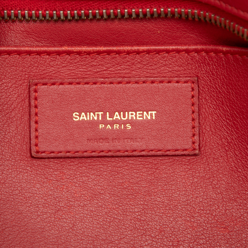 Pre-Loved Saint Laurent Baby Leather Monogram Downtown Cabas Satchel - Picture 5 of 7